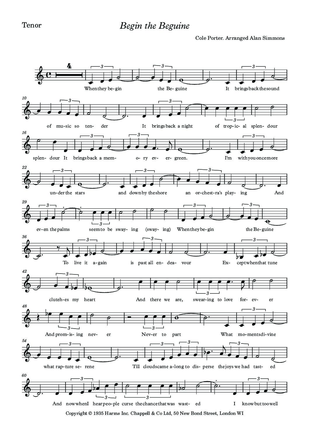 BtB – Tenor